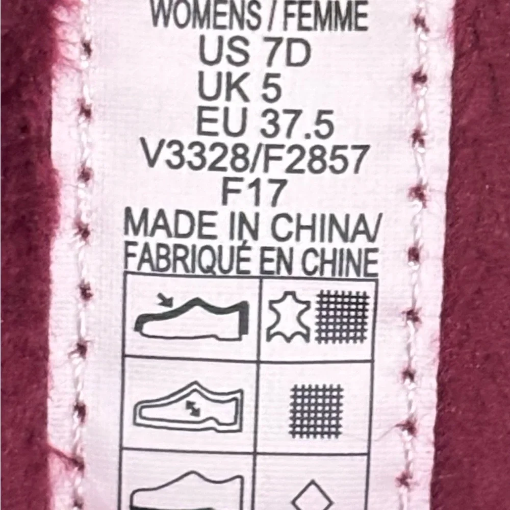 Lands End Women's Burgundy Quilted Faux Fur Lined Winter Boots Size 7D - Picture 7 of 7